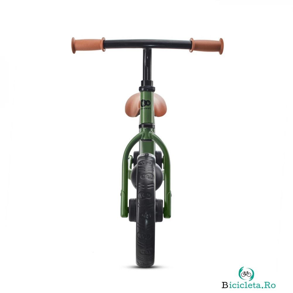 Bicicleta fara pedale Kinderkraft 2way next light green 12 inch