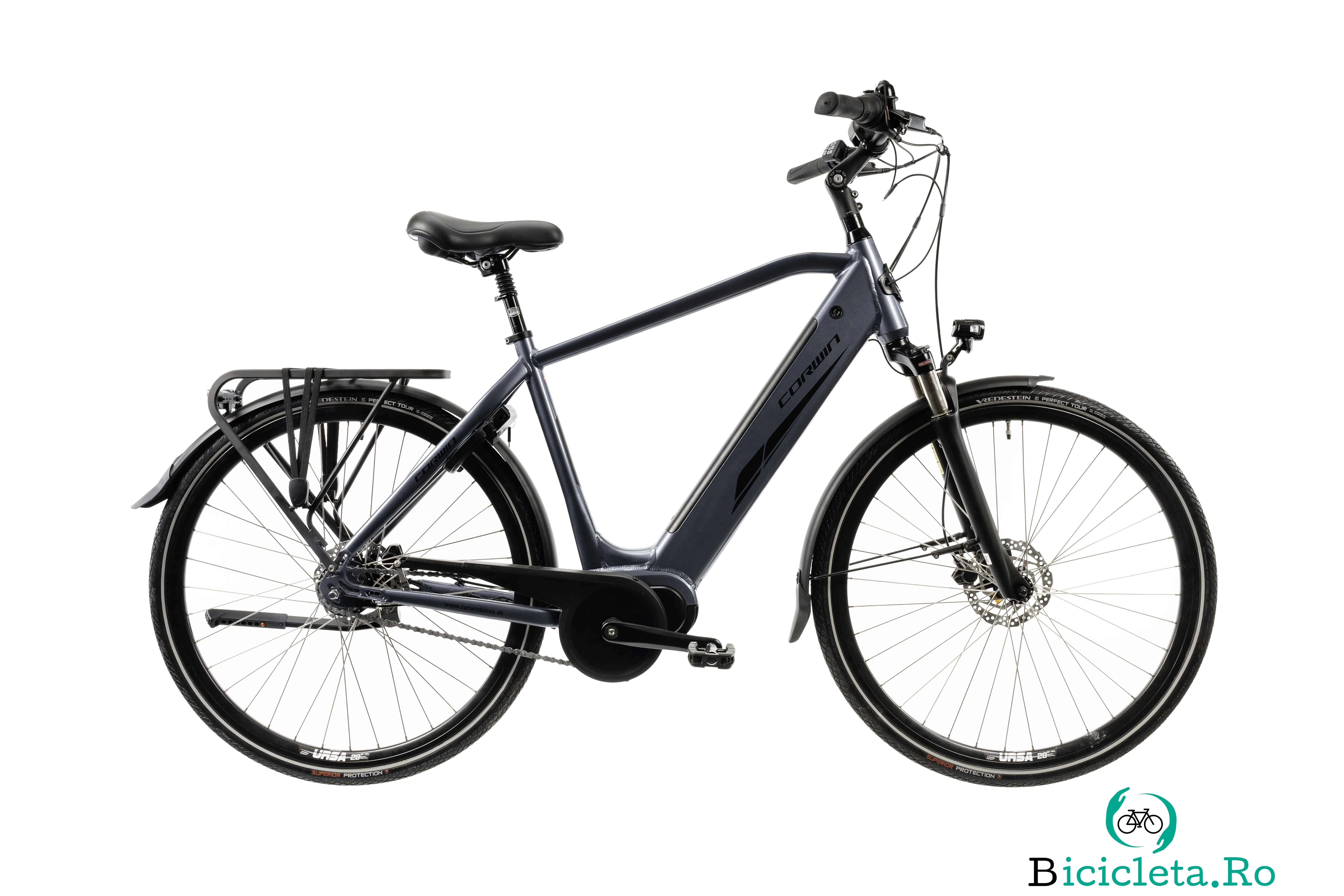 Bicicleta Electrica Corwin 28427DN7 Freewheel - 28 Inch, L, Gri