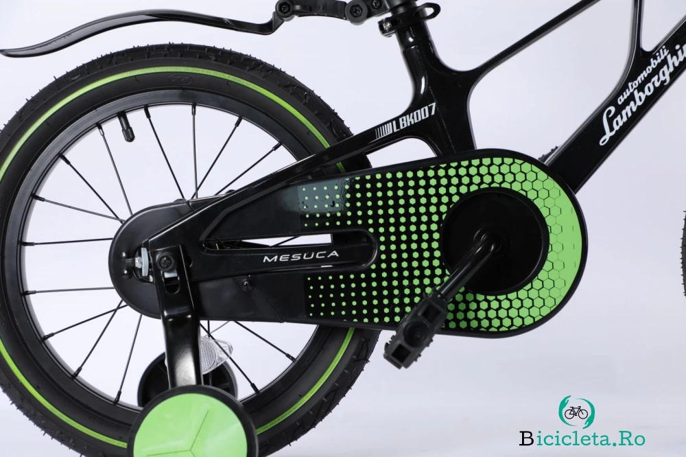 Bicicleta Lamborghini 14 inch cadru magneziu neagra