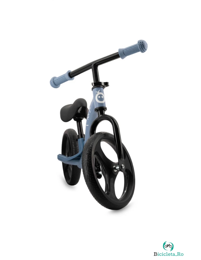 Bicicleta fara pedale cu roti led Momi Isoka blue