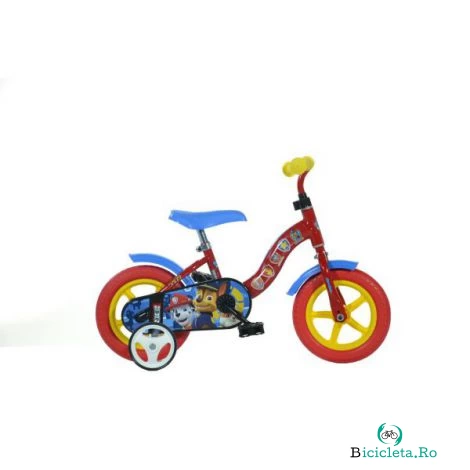 Bicicleta copii 10 - paw patrol