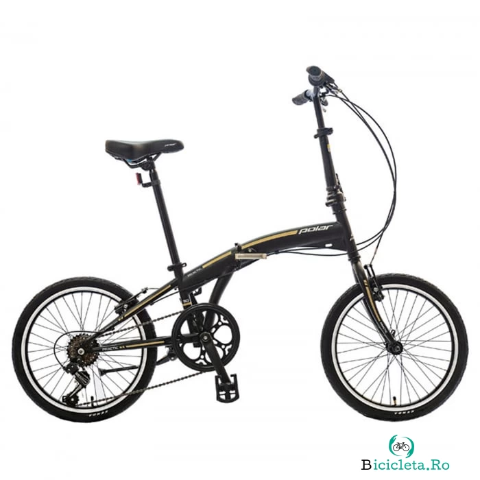 Bicicleta Pliabila Polar Practic 30 - 20 Inch, Negru la 860.00 lei ron