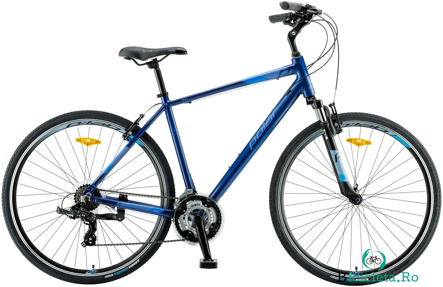 Bicicleta Trekking Polar Helix 2023 - 28 Inch, L, Albastru la 1,299.00 lei ron