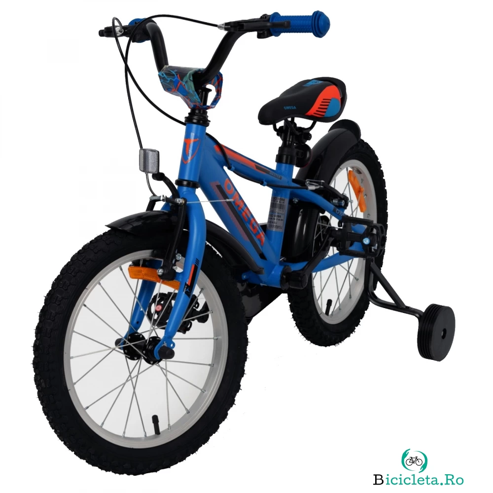 Bicicleta copii Omega Master 16 inch albastru la 850.00 lei ron