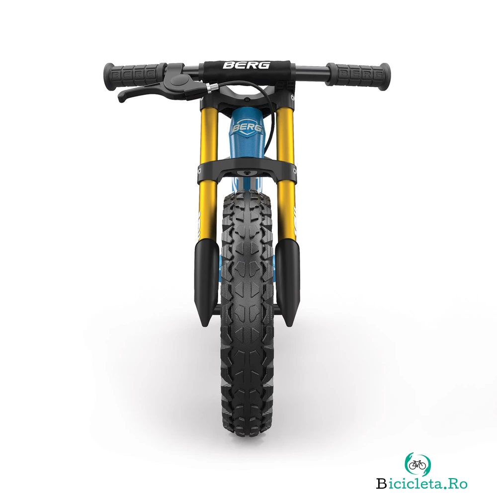 Bicicleta fara pedale Berg Biky Cross albastru cu frana de mana