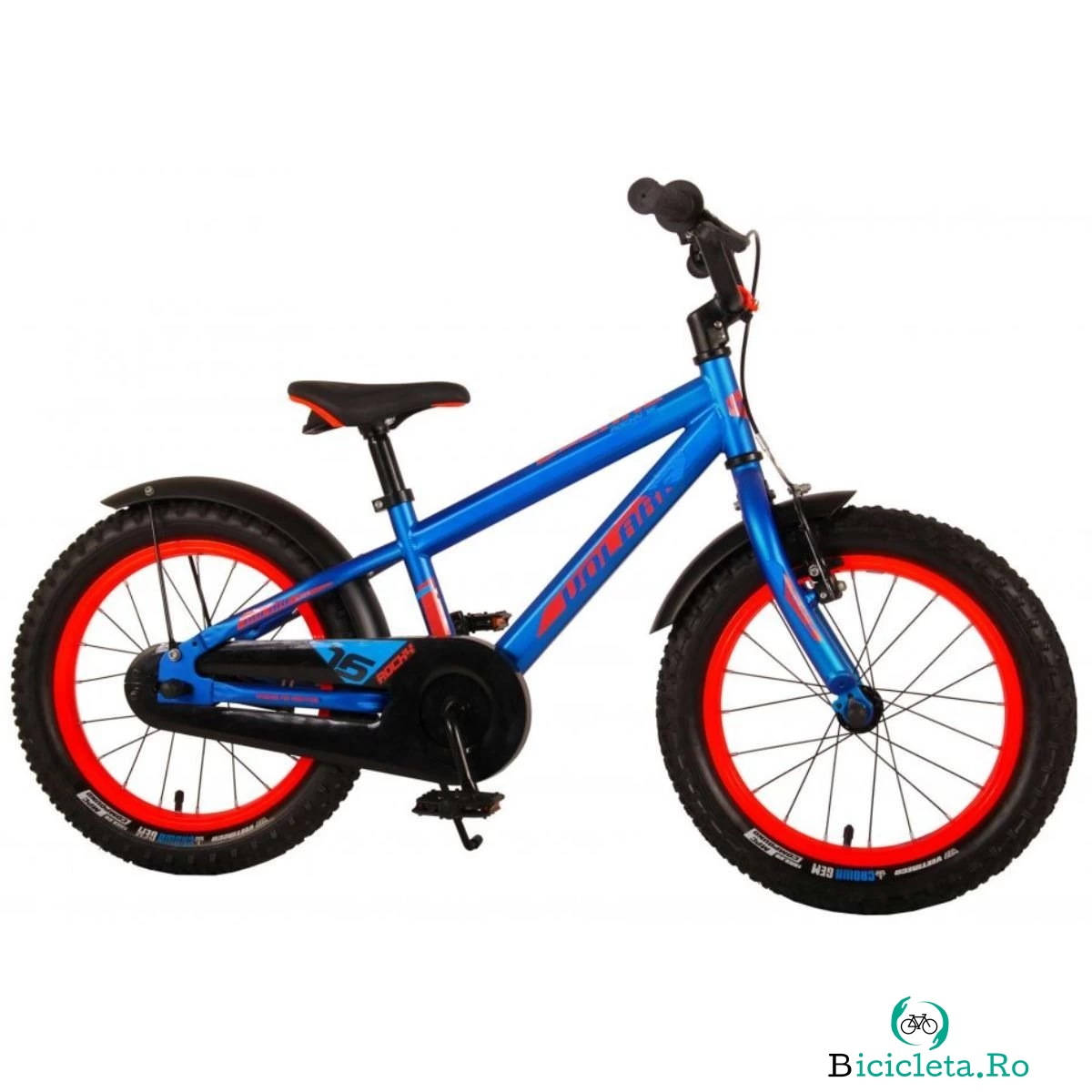 Bicicleta EandL Cycles, Rocky, 16 Inch, Albastru