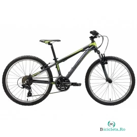 Bicicleta copii Spyke 24 Black Sand Pearl Apple Green Jewel White
