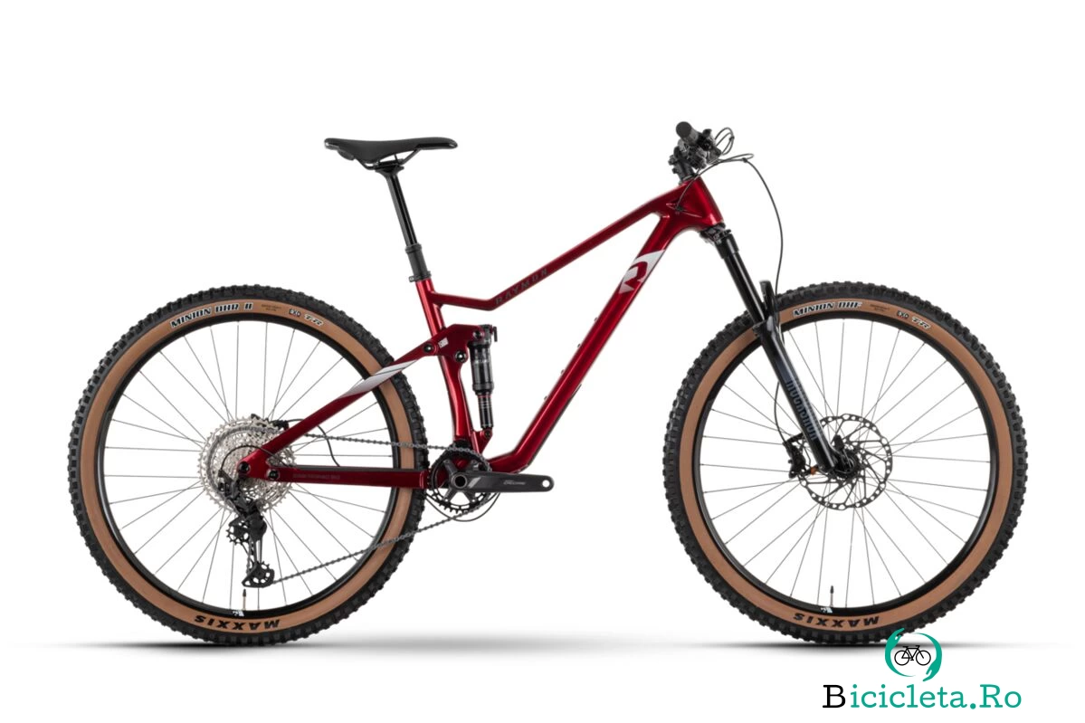Bicicleta Full Suspension Raymon FullRay 150 9.0 - 29 Inch, M, Rosu-Alb la 9,646.00 lei ron