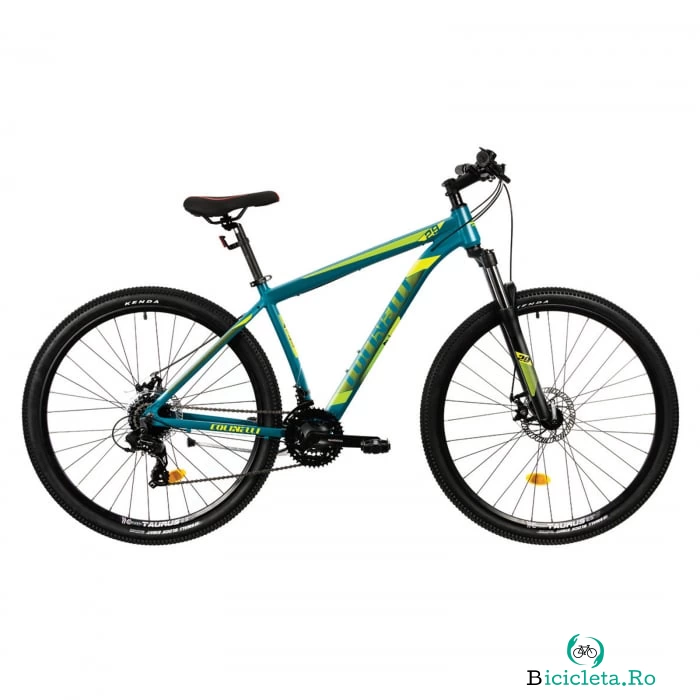 Bicicleta MTB Colinelli COL25, Marimea M, 29 inch, Verde, Schimbator Shimano ST-EF500 EZ-FIRE PLUS, 24 Viteze, Cadru Aluminiu, Frane pe Disc