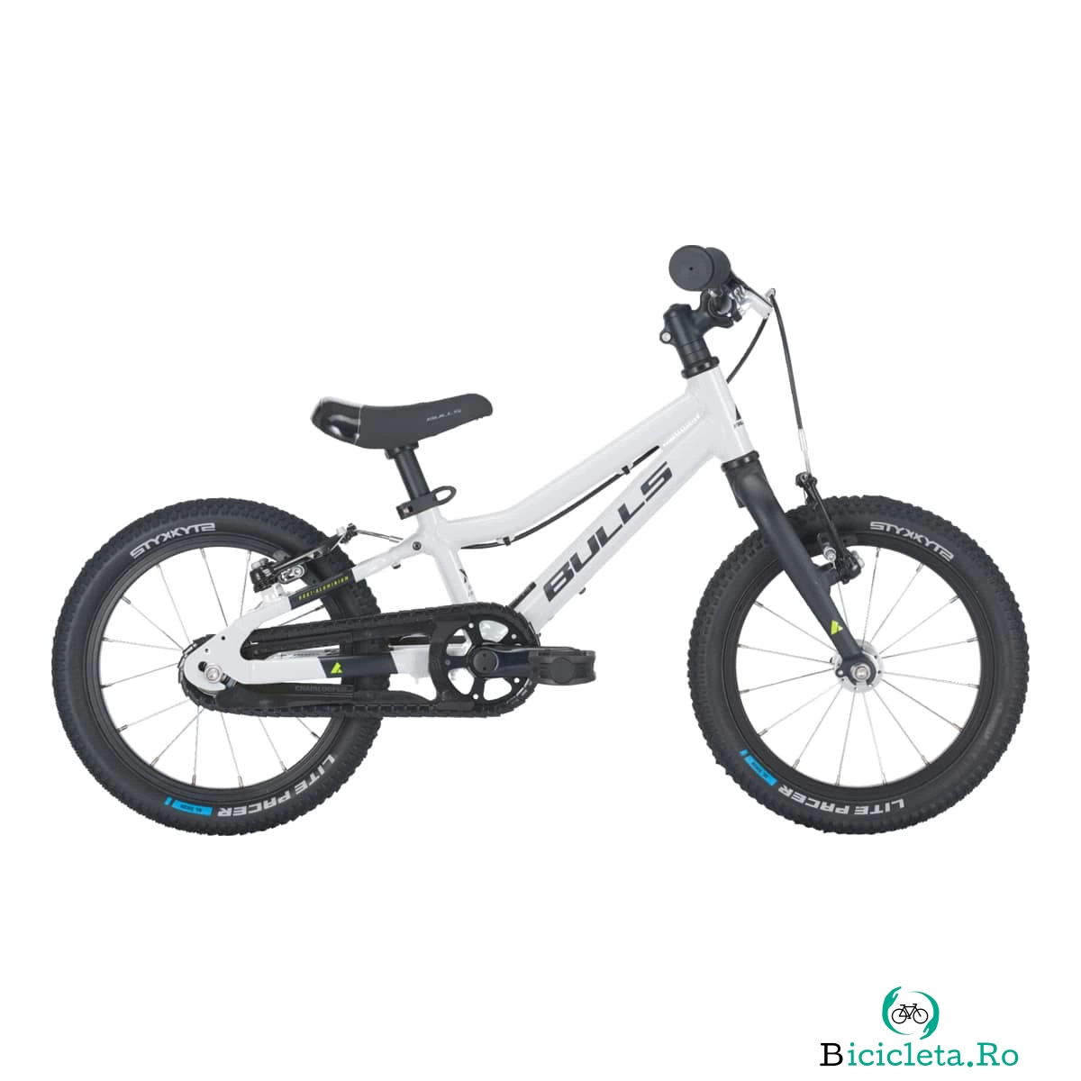 Bicicleta Copii Bulls Tokee Lite 14 - 14 Inch, Alb