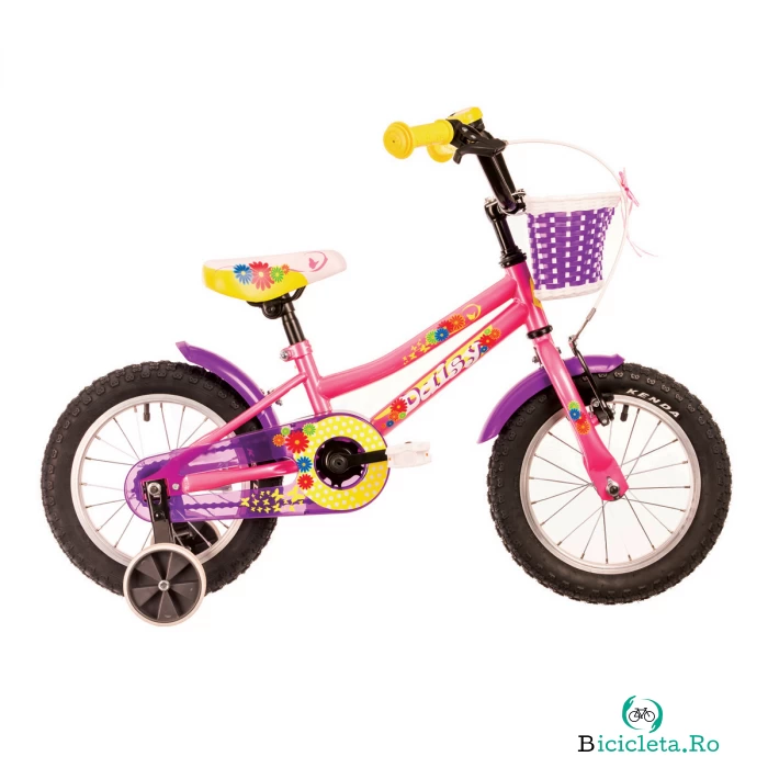 Bicicleta Copii Dhs 1402 2022 - 14 Inch, Roz