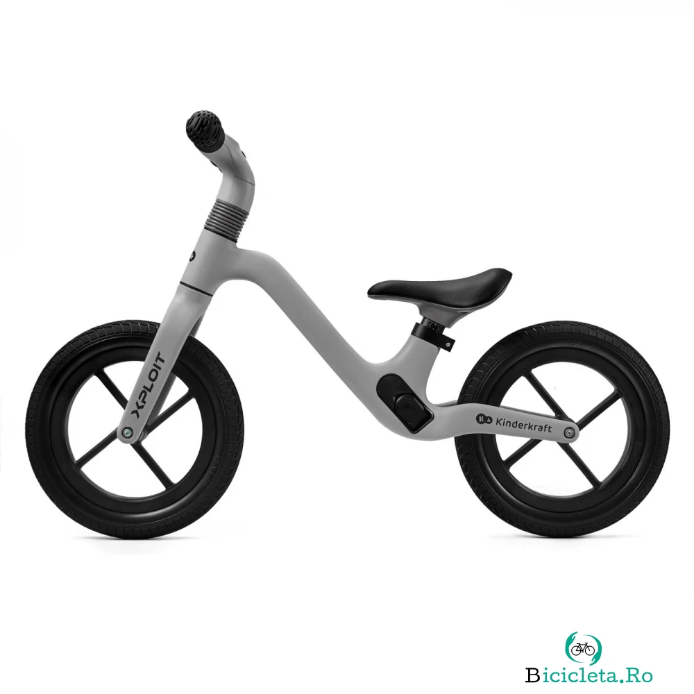 Bicicleta fara pedale Kinderkraft Xploit moonsilver