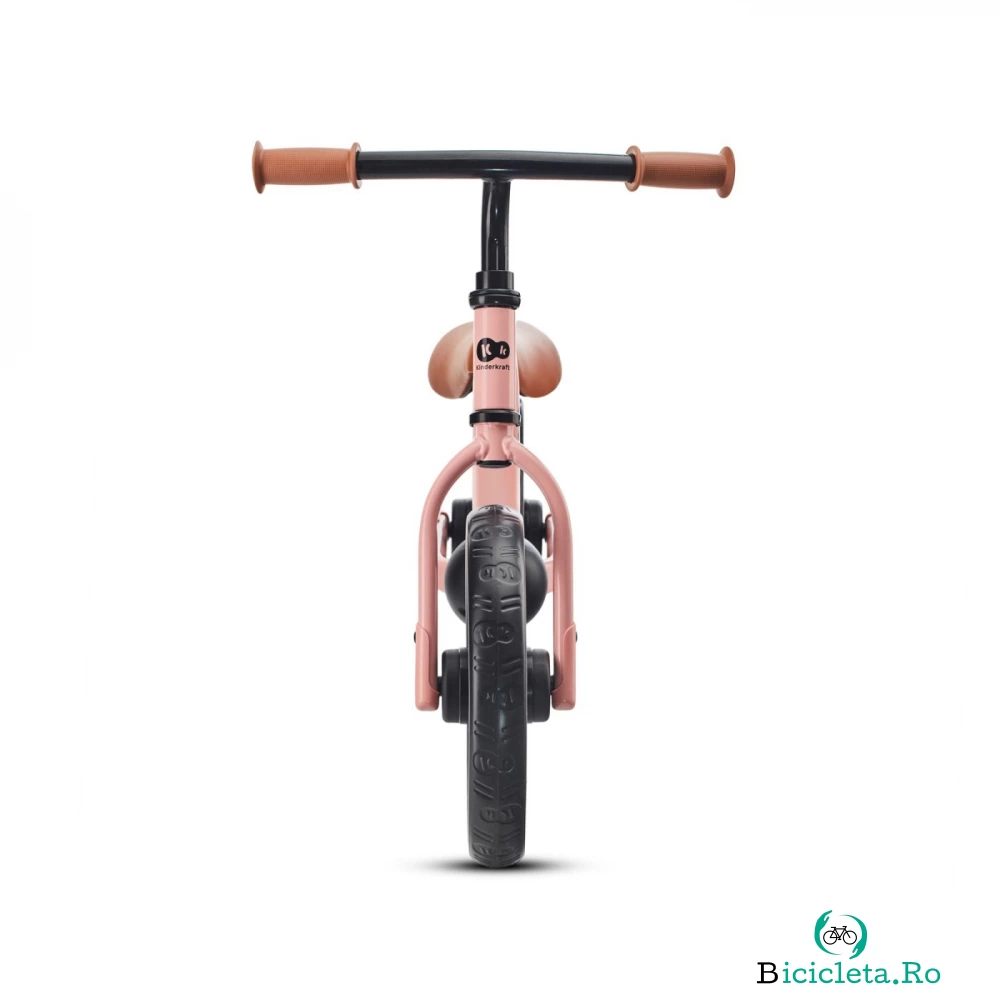 Bicicleta fara pedale Kinderkraft 2way next rose pink 12 inch
