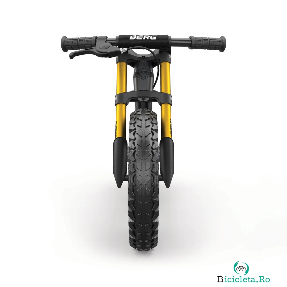 Bicicleta fara pedale Berg Biky Cross gri cu frana de mana